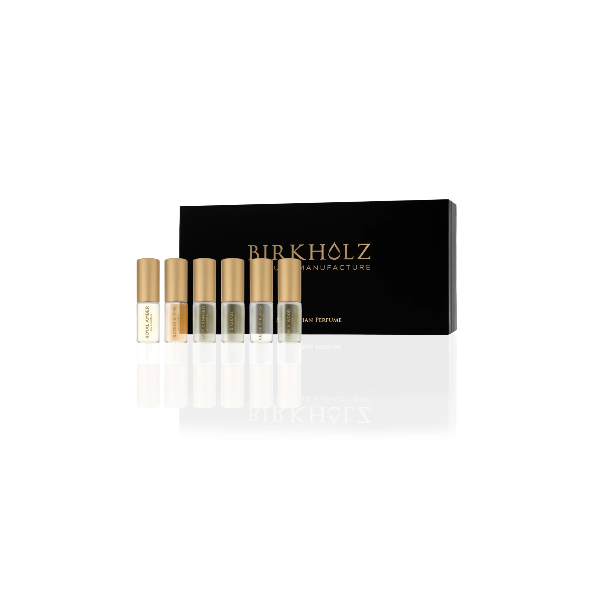 Birkholz Woody Collection Sommelier Set - 6 x 3ml Extrait de Parfum