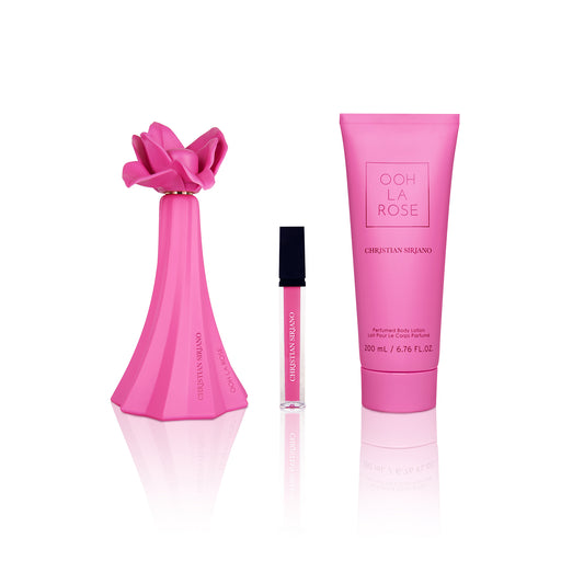 Ooh La Rose 3-Piece Body Lotion Gift Set