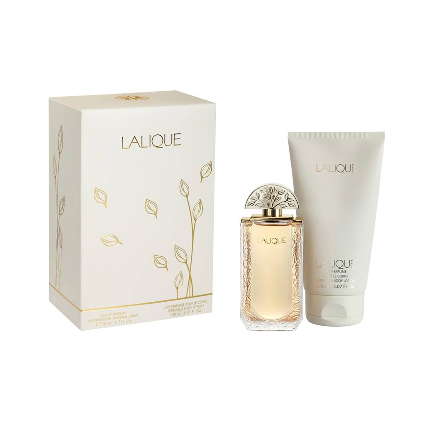 Lalique de Lalique 1.7 oz EDP & 5.07 oz Body Lotion Gift Set