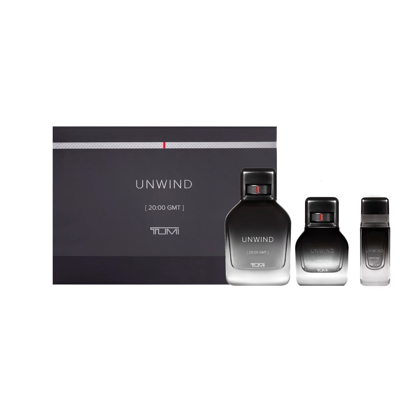 UNWIND [20:00 GMT] TUMI - 100ML EDP + 30ML EDP + 15ML EDP Gift Set